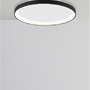 Kruhová - NV 9853672 Stropní svítidlo PERTINO černý hliník a akryl LED 30W 230V 3000K IP20 stmívatelné - NOVA LUCE - foto 3
