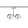 Svítidla - P 95471 URail LED spotové svítidlo Double Pellet 2x4W matný chrom/bílá stmívatelné - PAULMANN - foto 3