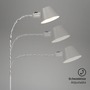 Stolní lampy pracovní - BRILO 7407-014 Stolní lampa, 23 cm, 1x. E27, max. 10 W, matný chrom - BRILO - foto 3