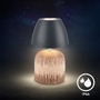 Stolní lampy dekorační - BRILO 7593014 Cera stolní lampa - 2,5W, 200lm, bezdrátová, IP44, LED, stmívatelná, teplá bílá, antracit/dřevo - BRILO - foto 3