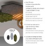 Dekorativní - LD 15199-70X VÝPRODEJ VZORKU - Nástěnné svítidlo GREEN dub přírodní dřevo s akustickým panelem kouřové sklo - JUST LIGHT - foto 3