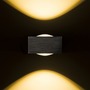 Nástěnná - RED R12832 KORSO II nástěnná černý elox 230V LED 2x3W 120° IP54 3000K - RED - DESIGN RENDL - foto 3
