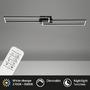 Hranatá - BRILO 3145015 LED CCT rám 110 cm 2x40W 2200lm černá (starý kód: BRILO 3145-015) - BRILO - foto 3