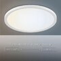 Kruhová - LD 15571-16 FLAT LED stropní svítidlo kruhové v bílé s nastavitelou barvou světla a dálkovým ovladačem 2700-5000K - LEUCHTEN DIREKT / JUST LIGHT - foto 3