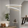 Kruhová - FAN LED-AXIS-S8060-ORO Závěsné LED svítidlo Axis zlatá, 70 W, 6850 lm, CCT, 80/60 x 150 cm - FANEUROPE - foto 3
