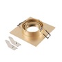 Hranatá - LA 1007637 NEW TRIA® 75 XL kroužek pro vestavbu do stropu, D: 11 Š: 11 H: 2,6 cm, růžové zlato - BIG WHITE (SLV) - foto 3
