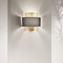 Dekorativní - FAN I-LOUNGE-AP Nástěnné svítidlo Lounge zlatá + černá konstrukce, 1 x E27, 25 x 14 x 24 cm - FANEUROPE - foto 3