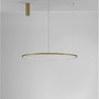 Kruhová - NV 9345606 Závěsné svítidlo TARQUIN broušený zlatý hliník a akryl LED 48W 230V 3000K IP20 stmívatelné - NOVA LUCE - foto 3