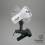 Stolní lampy s klipem - BRI 2794-016P Svítidlo se svorkou 11,5 cm 1x E14 40W bílé - BRILONER - foto 3
