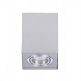 Downlight - AZZ AZ0991 Stropní bodové přisazené svítidlo Azzardo Eloy 1 aluminium AZ0991 GU10 1x50W IP20 9,5cm hranaté hliníkové - AZZARDO - foto 3