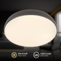 Kruhová - BRILO 3876015 Nikan stropní svítidlo pr.28,5 cm - 22W, 2300lm, LED, stmívatelné, CCT, dálkový ovladač, antracit - BRILO - foto 3