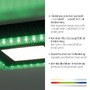 Hranatá - LD 14510-18 ACRI LED stropní svítidlo černé RGB, CCT stmívatelné s dálkovým ovládáním RGB+2700-5000K - LEUCHTEN DIREKT / JUST LIGHT - foto 3