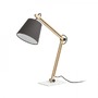 Stolní lampy pracovní - RED R14032 NIZZA stolní Polycotton černá/dřevo 230V E14 7W - RED - DESIGN RENDL - foto 3