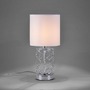 Stolní lampy dekorační - LD 14615-55 DEVA Stolní lampa, Deva, látkové stínidlo, ocel, zakřivené - LEUCHTEN DIREKT / JUST LIGHT - foto 3