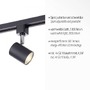 Bodová - LD 11716-18 TARIK LED lištové svítidlo ploché, spotové, černá, nastavitelné, nadčasový design 3000K - LEUCHTEN DIREKT / JUST LIGHT - foto 3