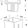 Zapuštěná - IMPR 730248 Zemní zápustné svítidlo Square 2 symetrické 230V pojezdové - DEKOLIGHT - foto 3