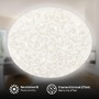 Kruhová - BRILO 3939016 Nebo stropní svítidlo pr.38 cm - 20W, 2400lm, LED, hvězdné nebe, neutrální bílá, bílé, starožitný vzor - BRILO - foto 3