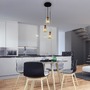 Vícečetná - BRI 4486035 Závěsné svítidlo, 120 cm, 3x E27, max. 10W, kouřová - BRILONER - foto 3