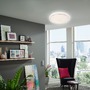 Kruhová - BRILO 3334-016 LED stropní svítidlo hvězdné nebe, pr. 38,5 cm, 18 W, bílé - BRILO - foto 3