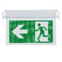 LED nouzové osvětlení Optonica - LED zapuštěné pevné nouzové výstupné světlo 3 hodiny trvání s PVC legendou - foto 3
