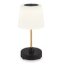 Na stůl - BRILO 7445015 LED bateriové stolní svítidlo pr.12,5 cm, LED modul, 3W, 350 lm, černá (starý kód: BRILO 7445-015) - BRILO - foto 3