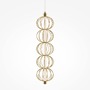 Dekorativní - M MOD216PL-L10G3K Závěsné svítidlo Golden Cage 3000K 10W teplá bílá 1050lm zlatý kov - MAYTONI - foto 3