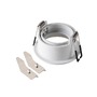 Kruhová - LA 1007453 NEW TRIA® 68 kroužek pro vestavbu do stropu, prohloubený, D: 8,2 H: 4,4 cm, IP 20, bílá - BIG WHITE (SLV) - foto 3
