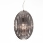 Koule - NV 9190031 Závěsné svítidlo HECTOR chromovaný kov kouřové šedé sklo E27 1x12W 230V IP20 bez žárovky - NOVA LUCE - foto 3