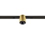 Lištové Magnetic SLV - LA 1008955 FIX-IT! 48V, DALI, kulatý, standardní stopa, spot, 2000-3000 K, 7,4 W, 36°, zlatý / černý - BIG WHITE (SLV) - foto 3