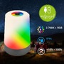 Stolní lampy dekorační - BRILO 7554015 Nubsi stolní lampička - 2,8W, 280lm, nabíjecí, LED, stmívatelné, RGB+W, antracit mat - BRILO - foto 3
