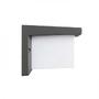 Nástěnná - RED R12560X VÝPRODEJ VZORKU - HIDE SQ nástěnná antracitová 230V E27 13W IP44 - RED - DESIGN RENDL - foto 3