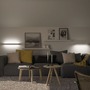 Dekorativní - P 79516 LED nástěnné svítidlo 3-krokové-stmívatelné Lucille IP44 2700K 230V 18W stmívatelné bílá - PAULMANN - foto 3