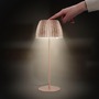 Stolní lampy dekorační - BRI 7625017 Loca stolní lampa - 8W, 800lm, LED, dotykový vypínač, stmívatelná, teplá bílá, kávová - BRILONER - foto 3