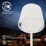 Na stůl - BRILO 7423016 LED nabíjecí stolní lampa 26 cm 2,6W 150lm bílé - BRILO - foto 3