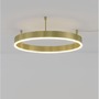 Kruhová - NV 9063600 Stropní svítidlo MOTIF LED stropní svítidlo mosazný hliník 3000K IP20 40W 220-240V stmívatelné - NOVA LUCE - foto 3