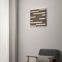 Dekorativní - FAN LED-KUMA-Q41-NER Stropní LED svítidlo Kuma (černá, dřevo) 24 W, CCT 2700 / 3200 / 4000 K, 41 x 41 x 5,2 cm - FANEUROPE - foto 3