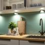 Přisazená - P 92125 LED podskříňkové svítidlo Trias čidlo přiblížení 3ks sada 3x2,7W 135x132mm 230/12V kov kartáčovaný - PAULMANN - foto 3
