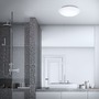 Kruhová - BRILO 3362-116 LED stropní svítidlo s čidlem, pr. 38 cm, 22 W, bílé - BRILO - foto 3