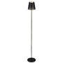 Stojací lampy - BRILO 1438015 LED nabíjecí stojací svítidlo 130 cm 3,5 W 400lm černá - BRILO - foto 3