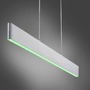 Podélná - LD 11568-95 LOLAsmart - NILA LED závěsné svítidlo, barva ocel, dálkový ovladač, Medion-App MEDION RGB+2700-5000K - LEUCHTEN DIREKT / JUST LIGHT - foto 3