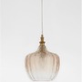 Koule - NV 9191241 Závěsné svítidlo LONI mosazný kov šampaň sklo E27 1x12W 230V IP20 bez žárovky - NOVA LUCE - foto 3