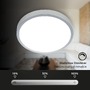Kruhová - BRILO 3709-014 RGBW LED přisazené svítidlo pr. 38 cm, 22 W, 2900 lm, stříbrná - BRILO - foto 3