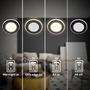 Kruhová - BRILO 7988035 Gima 3ks sada LED vestavné bodové svítidlo, 3 krokové ovládání, černá - BRILO - foto 3