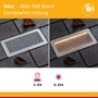 Zapuštěná - P 95745 Solární LED zemní svítidlo Sorea soumrakový senzor IP67 hranaté 200x100mm 2200K 0,3W 3,7V kov kartáčovaný ABS/polykarbonát/ocel - PAULMANN - foto 3