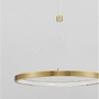 Kruhová - NV 9172835 Závěsné svítidlo EMPATIA zlatý mosazný hliník a akryl LED 35W 230V 3000K IP20 stmívatelné - NOVA LUCE - foto 3