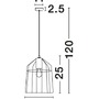 Dekorativní - NV 7605179 Závěsné svítidlo PEPPINO matná měď černý a bílý kabel E27 1x12W - NOVA LUCE - foto 3