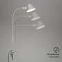 Stolní lampy s klipem - BRILO 7409-014 Svítidlo se svorkou, pr.14 cm, E27, matný chrom - BRILO - foto 3