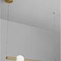 Podélná - NV 9054452 Závěsné svítidlo NEUTRON zlatý hliník a akryl LED 10W 230V 3000K IP20 - NOVA LUCE - foto 3