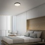 Kruhová - BRI 7074-415 LED stropní svítidlo hvězdné nebe, pr. 28,7 cm, 21 W, černá - BRILONER - foto 3