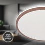 Kruhová - BRILO 3046012 Lana stropní svítidlo pr.28 cm - 15W, 1500lm, LED, přímé a nepřímé osvětlení, neutrální bílá, písková hnědá - BRILO - foto 3